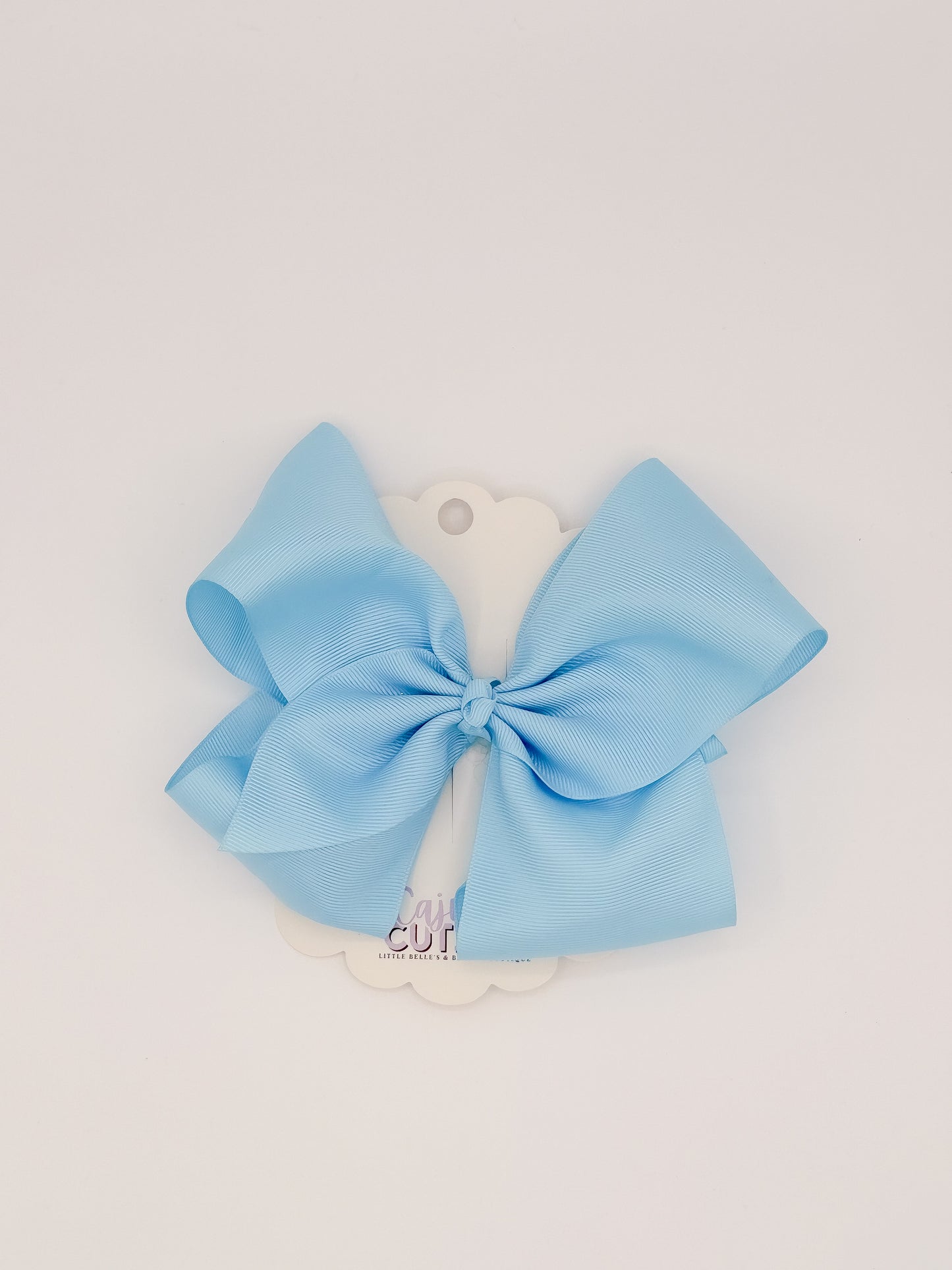 Solid Color 8 Inch Hair Bow – Boutique Girls Bow | Cajun Cuties & Co