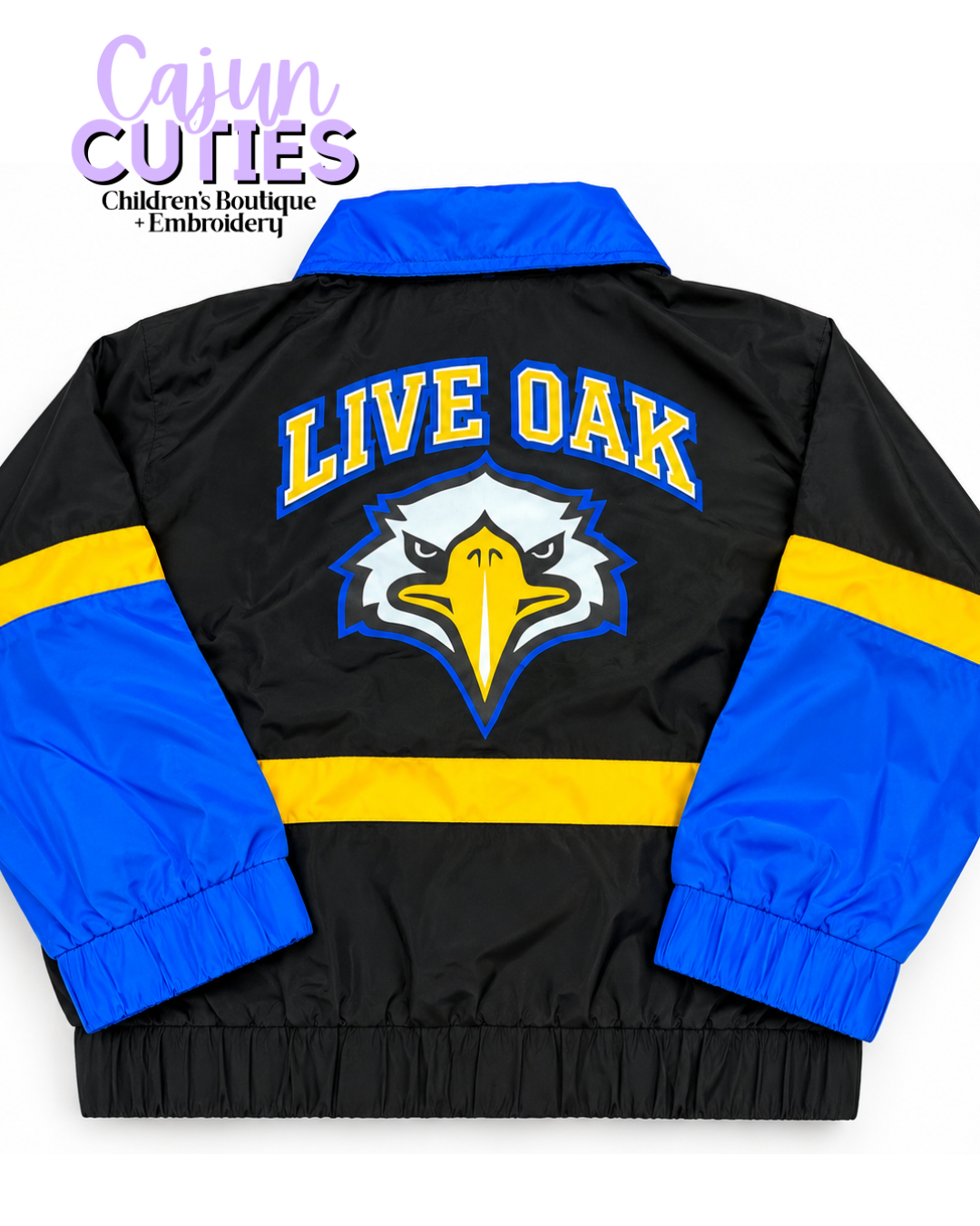 Live Oak Front Eagle Solid Windbreaker