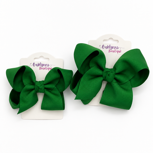 Classical Green Bow