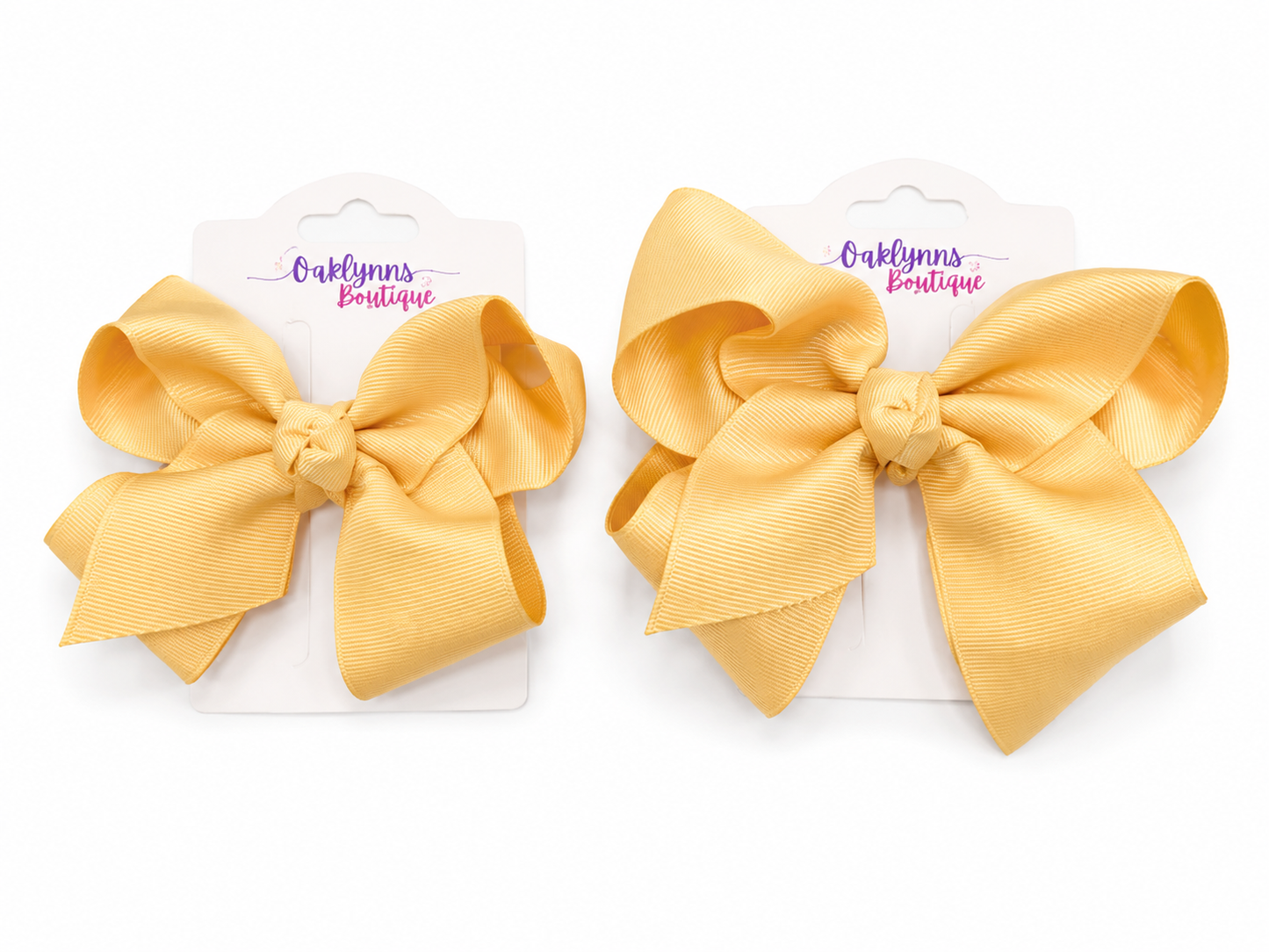 Chamois Yellow Bow