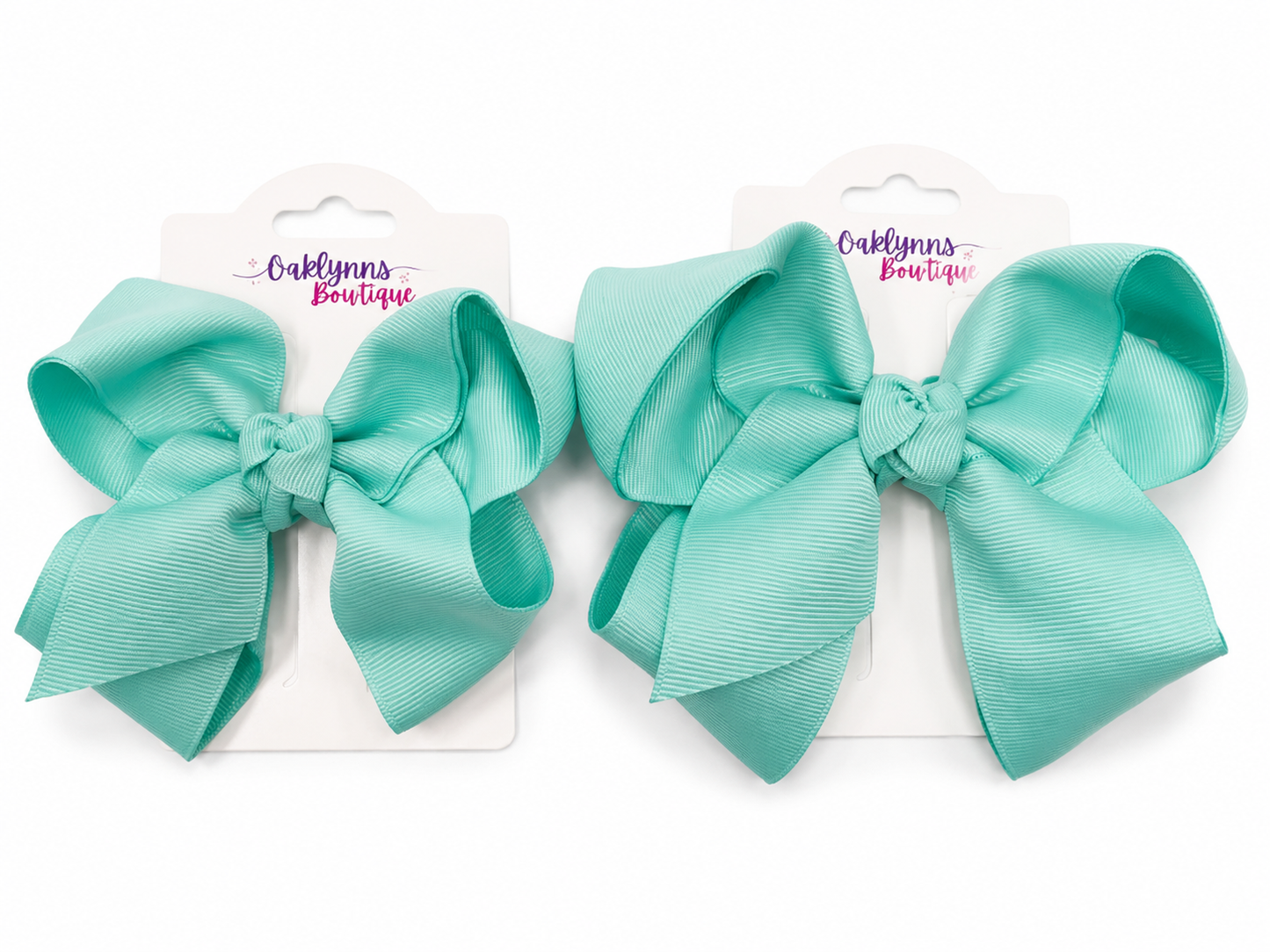 Aqua Blue Bow