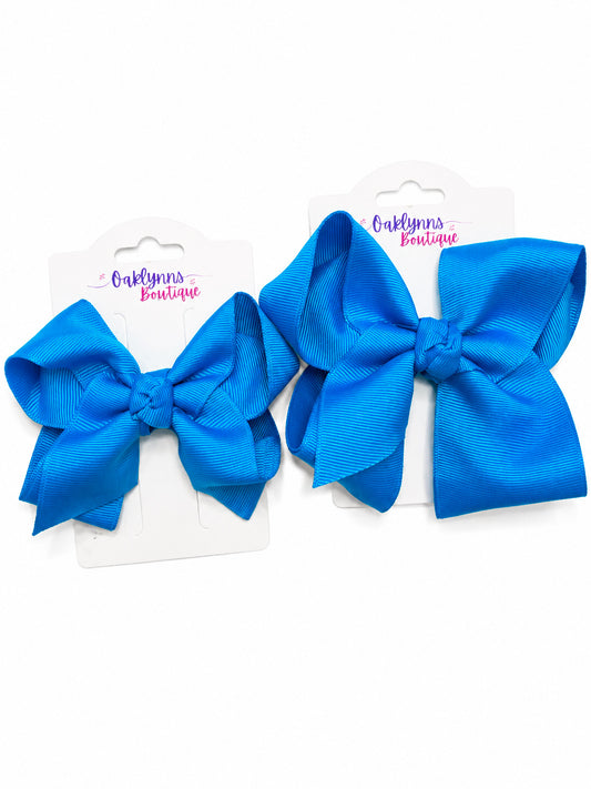 Electric Blue Bow