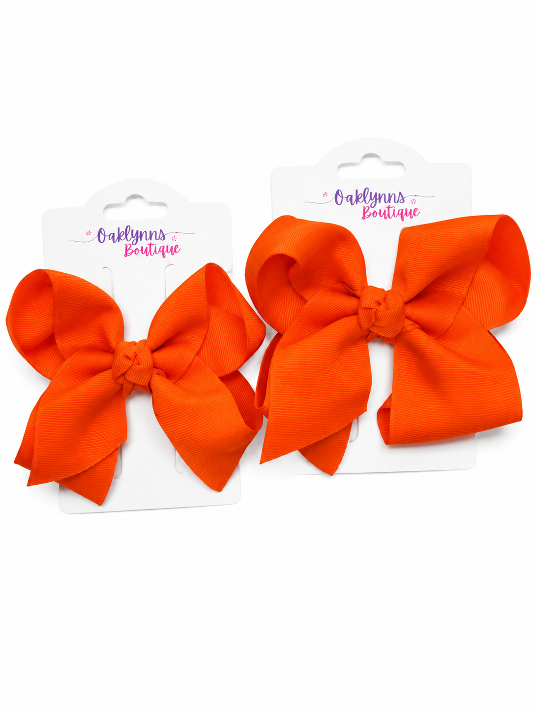 Autumn Orange Bow