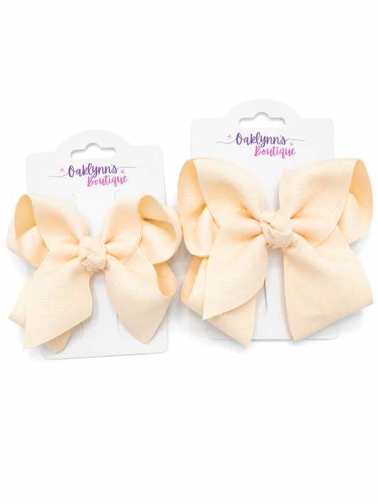 Cream Bow