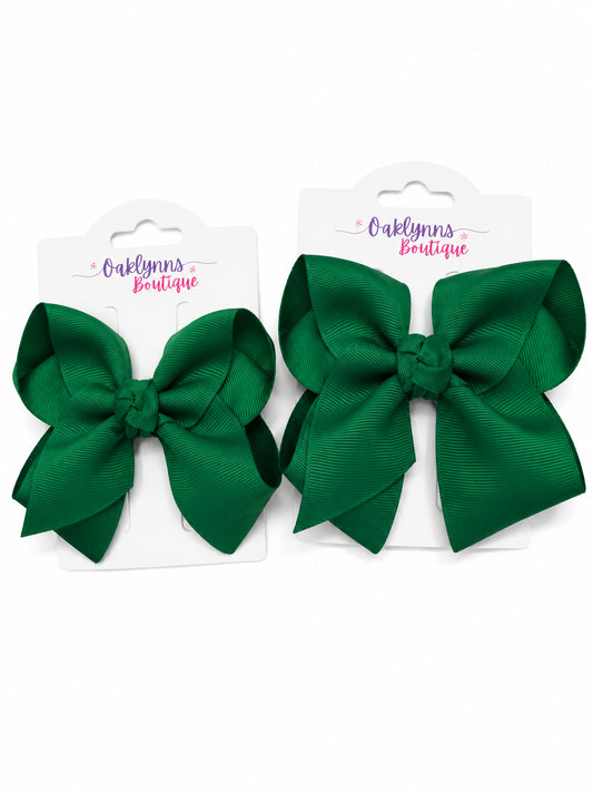 Forest Green Bow