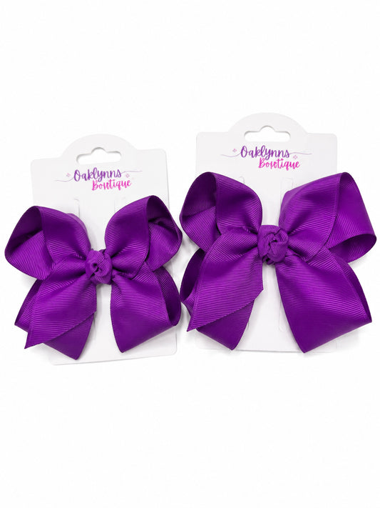 Ultra Violet Purple Bow