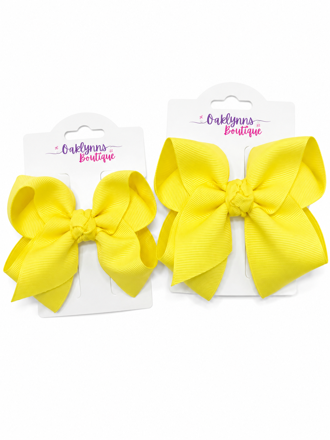 Lemon Yellow Bow