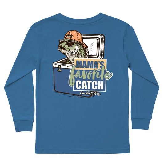 Boys' Mama's Favorite Catch Long-Sleeve Tee