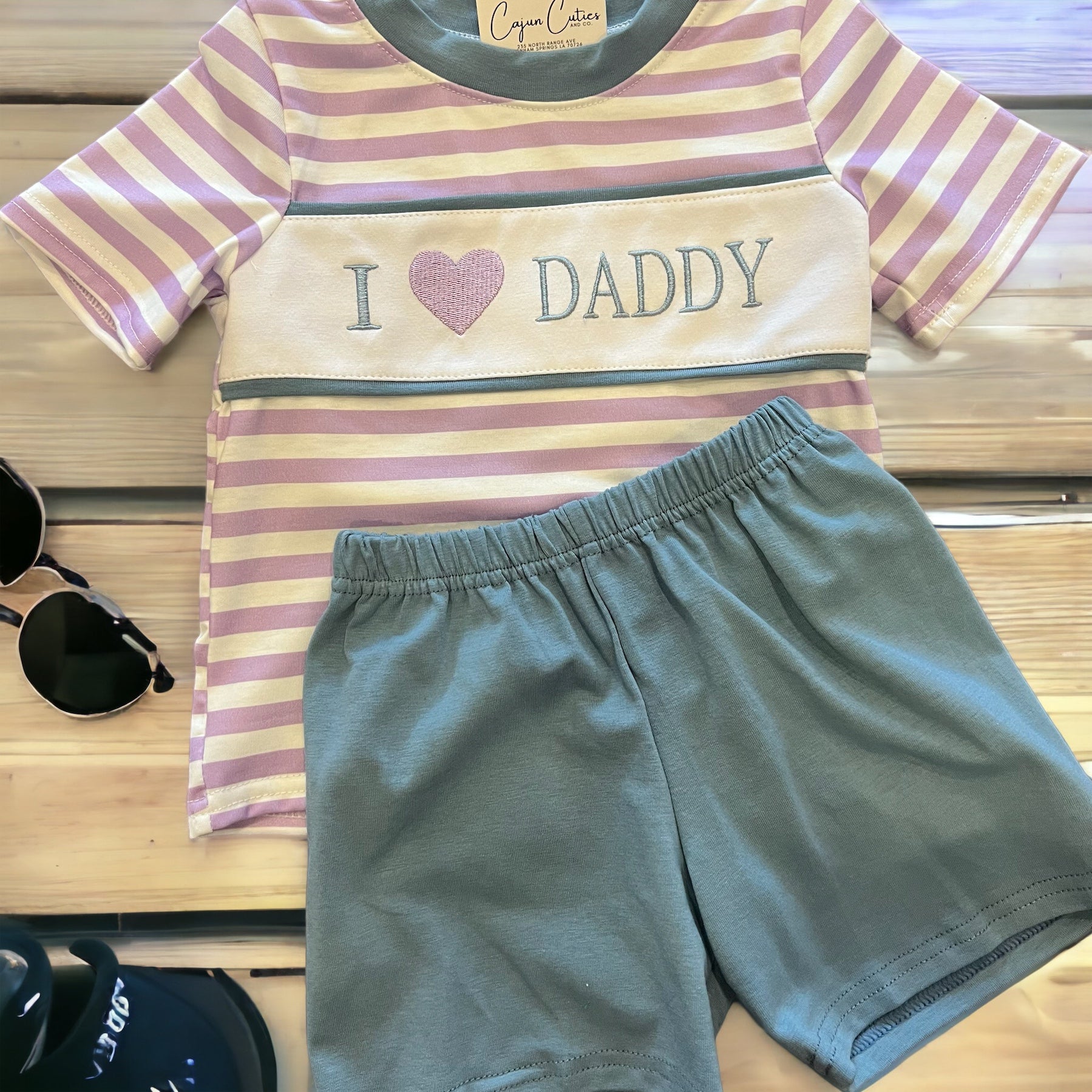 I love Daddy Set - Cajun Cuties & Co