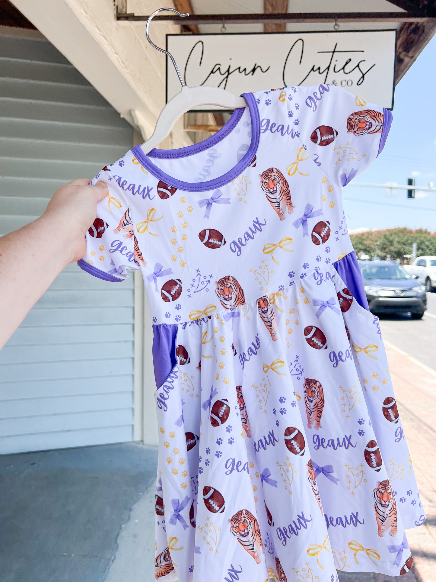 Tiger lsu Ribbon Dress