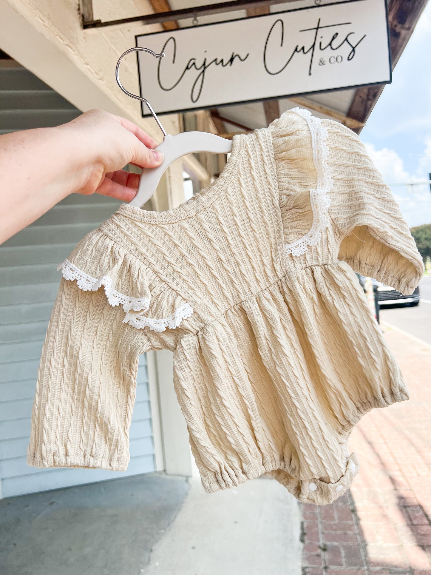 Lace Bubble Romper