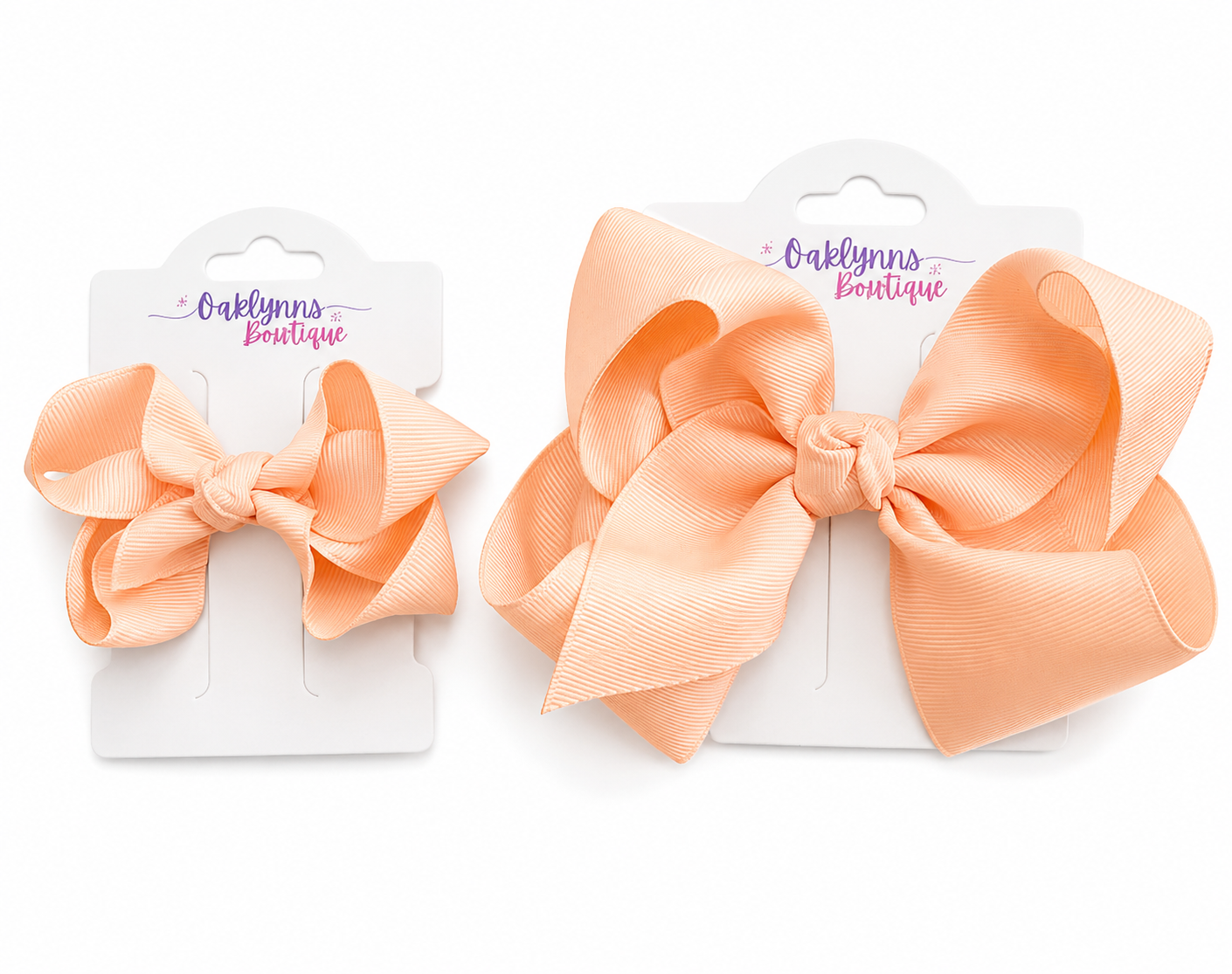 Petal Peach Bow