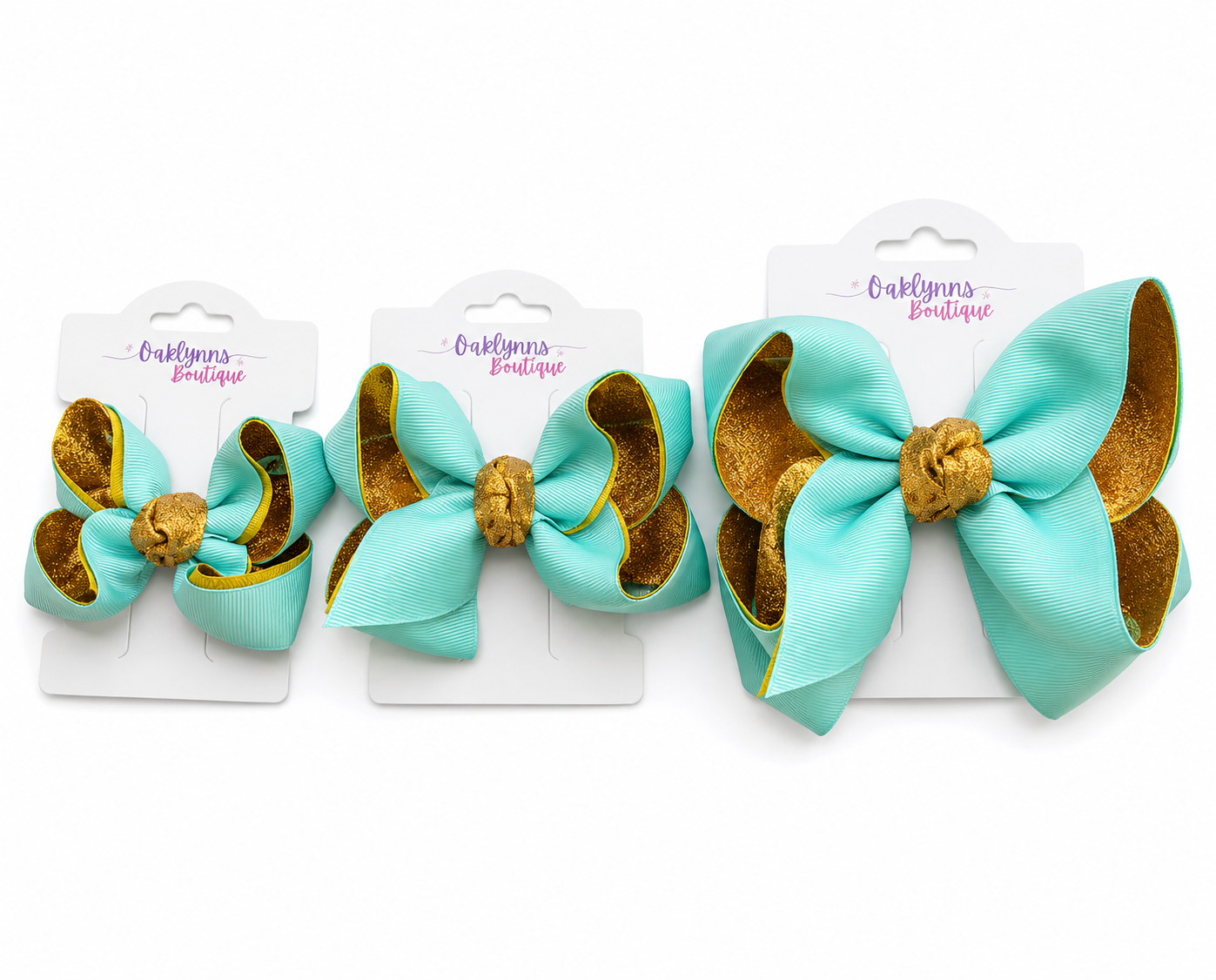 Orange & Blue Bow