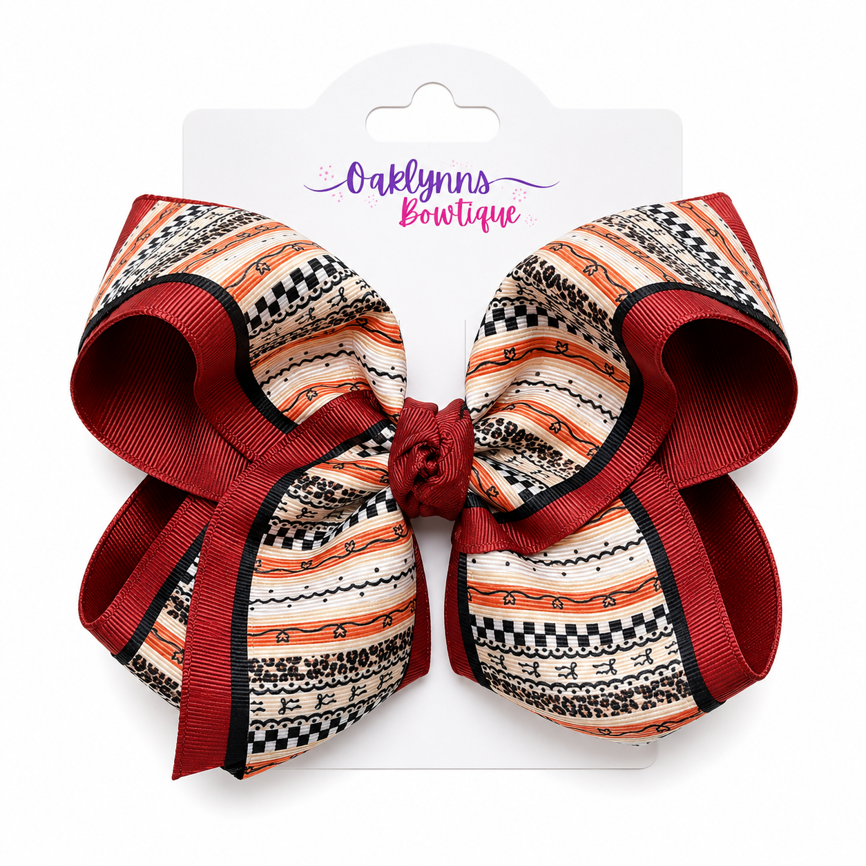 Fall Boutique Hair Bow