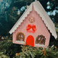 Pink Holiday Village Bath Bomb Ornament - Cajun Cuties & Co