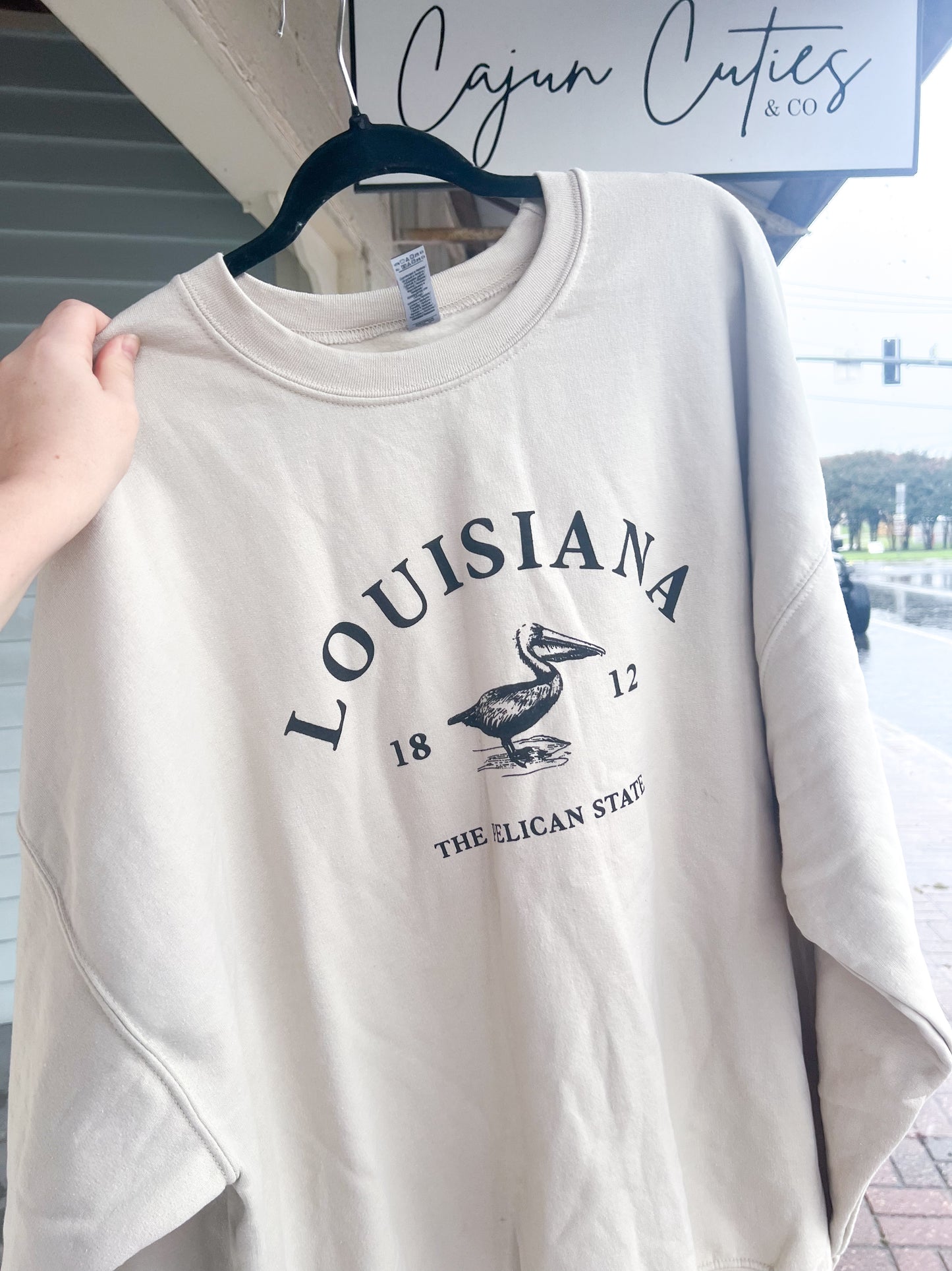 Louisiana sweatshirt - Cajun Cuties & Co