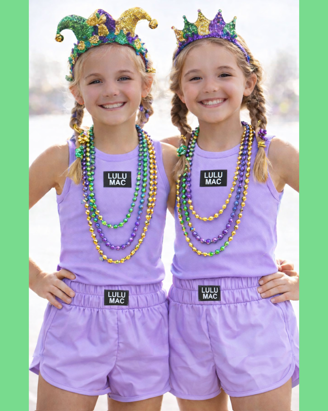 Lulu Mac youth Lavender short