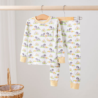 Hound Dog Mascot Mania Organic Cotton Kids Pajamas