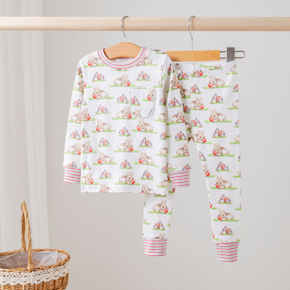 Boar Mascot Mania Organic Cotton Kids Pajamas