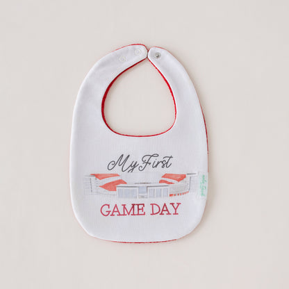My First Game Day - Arkansas Organic Cotton Baby Bib