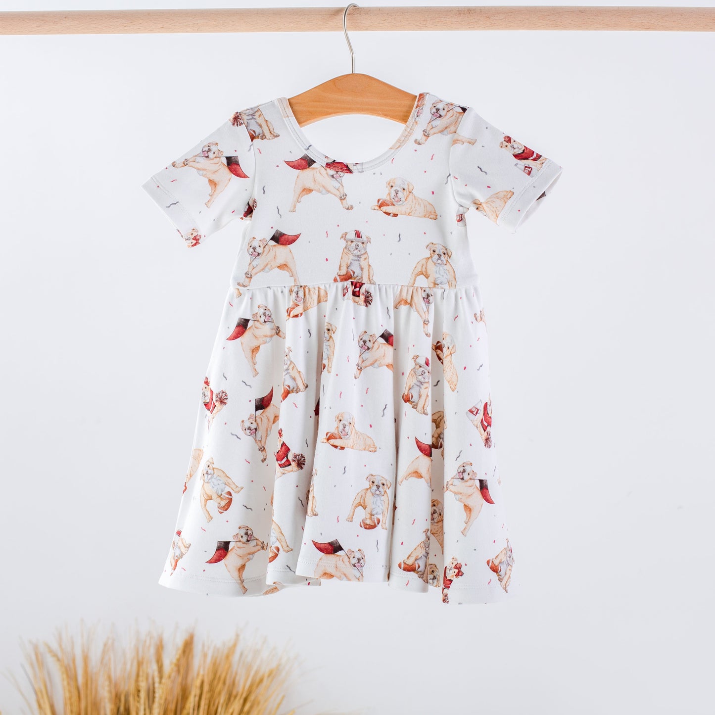 MVP: Bulldogs Organic Cotton Dress for Kids