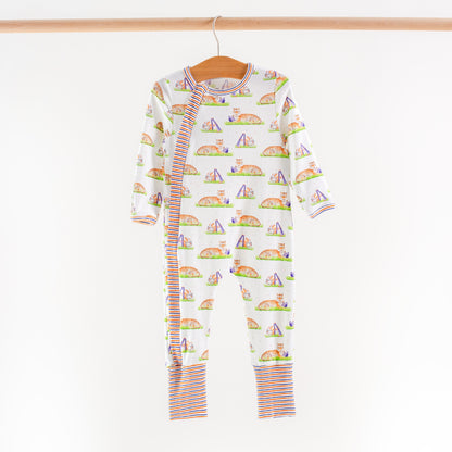 Blue Tiger Mascot Mania Organic Cotton Kids Pajamas