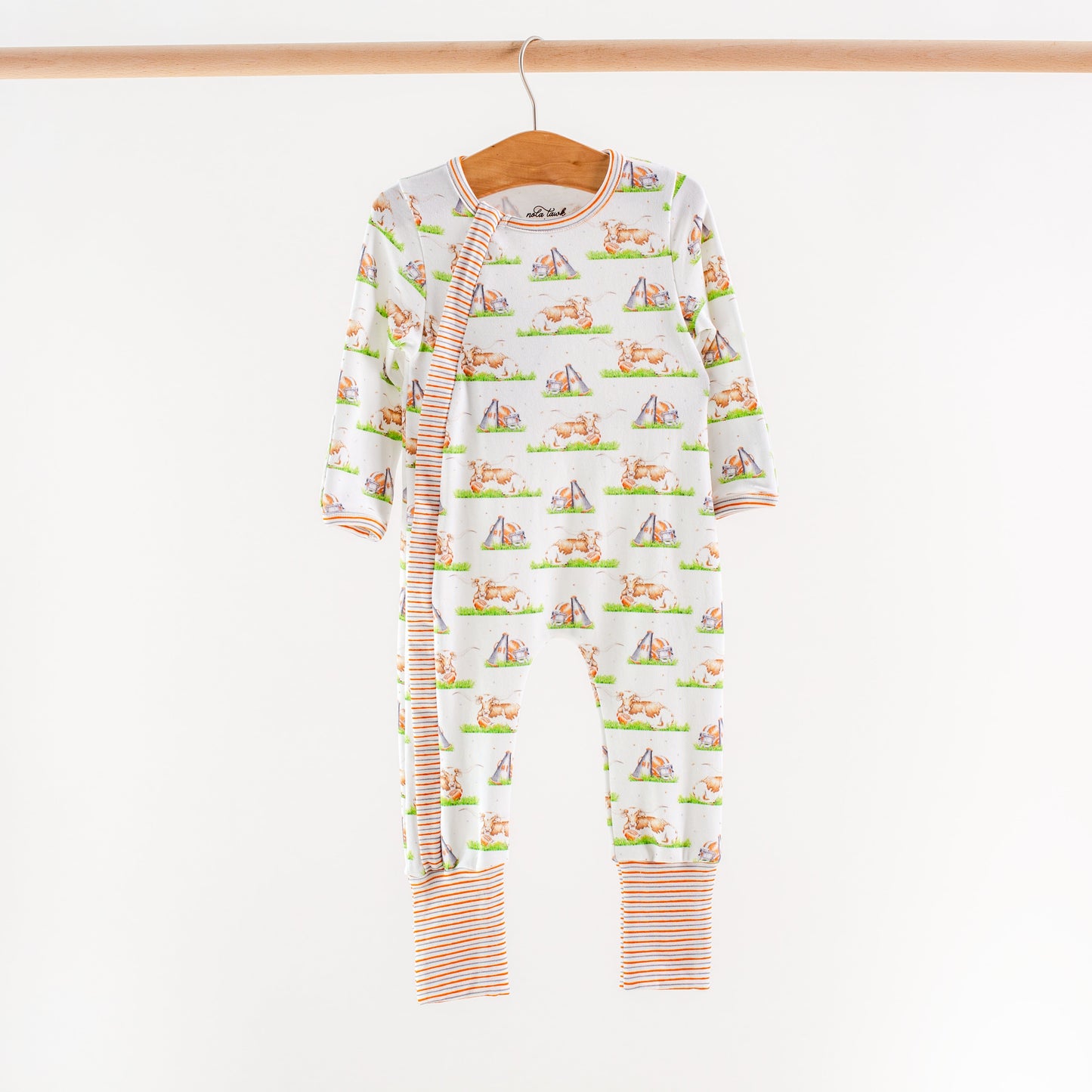 Cattle Mascot Mania Organic Cotton Kids Pajamas