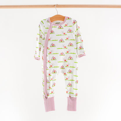 White Bulldog Mascot Mania Organic Cotton Kids Pajamas