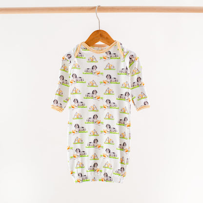 Hound Dog Mascot Mania Organic Cotton Kids Pajamas