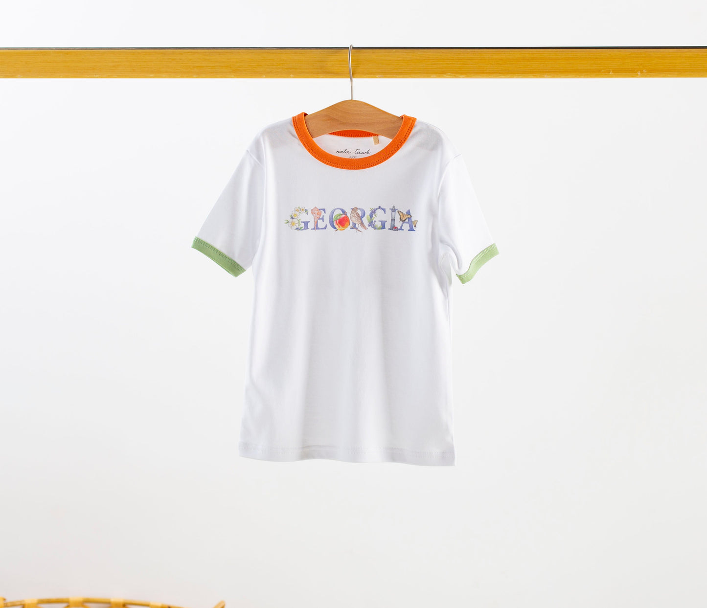 Peachy Georgia Organic Cotton Tee