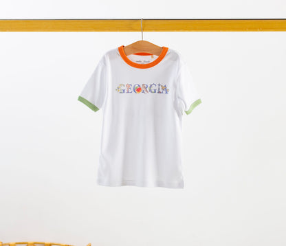 Peachy Georgia Organic Cotton Tee