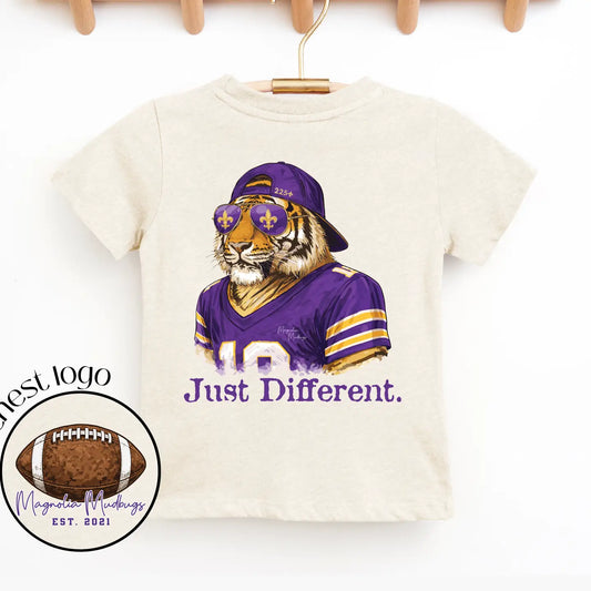 Just Different Kids Football Tee