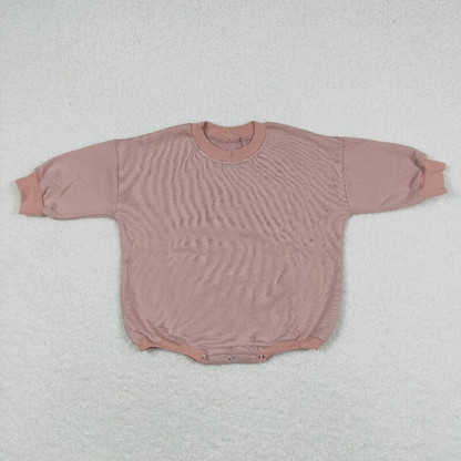 Sibling Baby Girls Long Sleeve Cotton Sweater Rompers