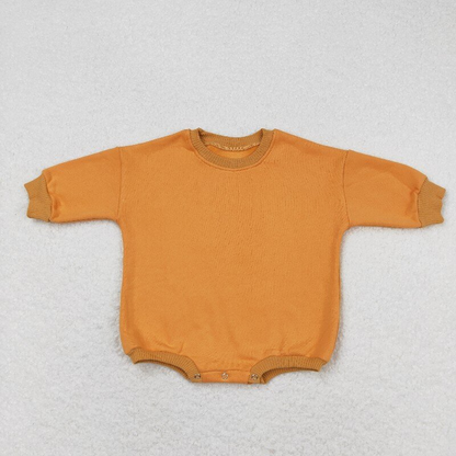 Sibling Baby Girls Long Sleeve Cotton Sweater Rompers