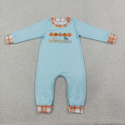 Sibling Baby Boys Girls Let's go to The Pumpkins Patch Fall Clothes Set Rompers