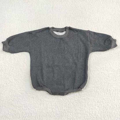 Sibling Baby Girls Long Sleeve Cotton Sweater Rompers