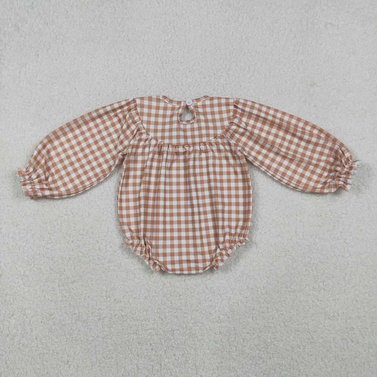 Sibling Smocked Baby Girls Thanksgiving Turkey Bows Ruffle Rompers Dresses