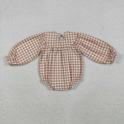 Sibling Smocked Baby Girls Thanksgiving Turkey Bows Ruffle Rompers Dresses