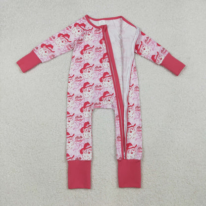 Sibling Baby Kids Holly Bows Santa Christmas Two Way Zip Convertible Rompers