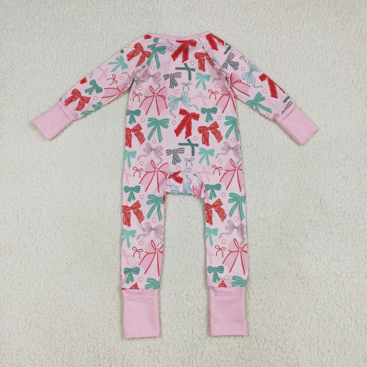 Sibling Baby Girls Colorful Flowers Bows Two Way Zip Convertible Rompers