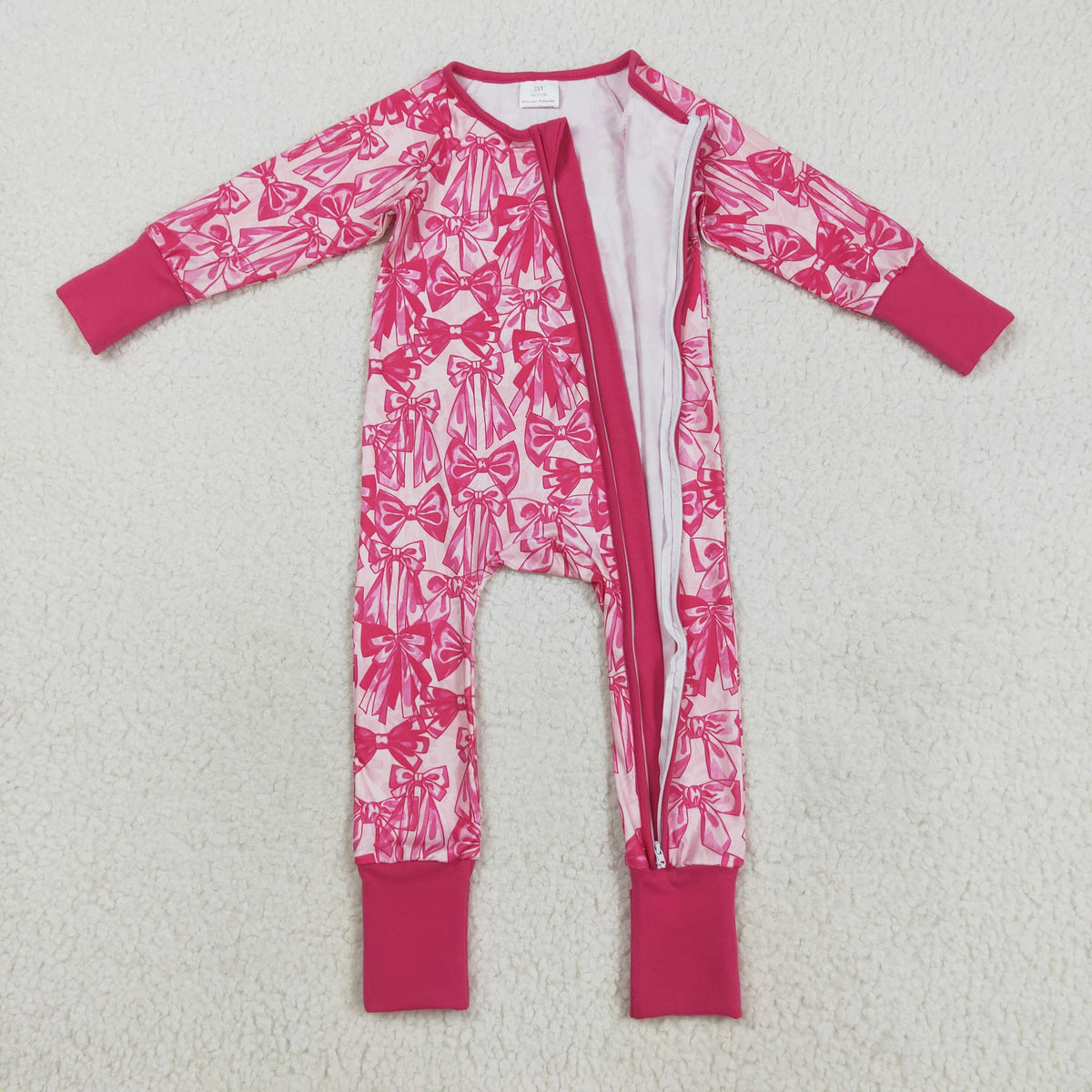 Sibling Baby Girls Colorful Flowers Bows Two Way Zip Convertible Rompers