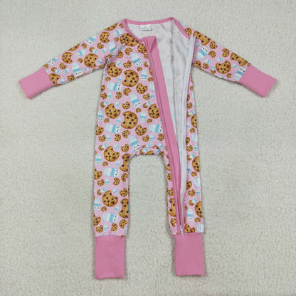 Sibling Baby Kids Holly Bows Santa Christmas Two Way Zip Convertible Rompers