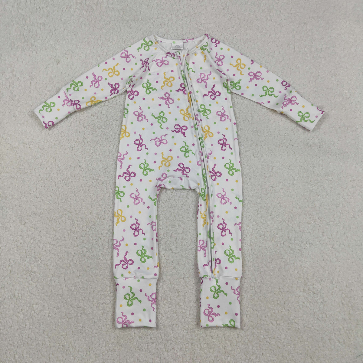Sibling Baby Kids Mardigras Bows Camo Donuts Two Way Zip Convertible Rompers