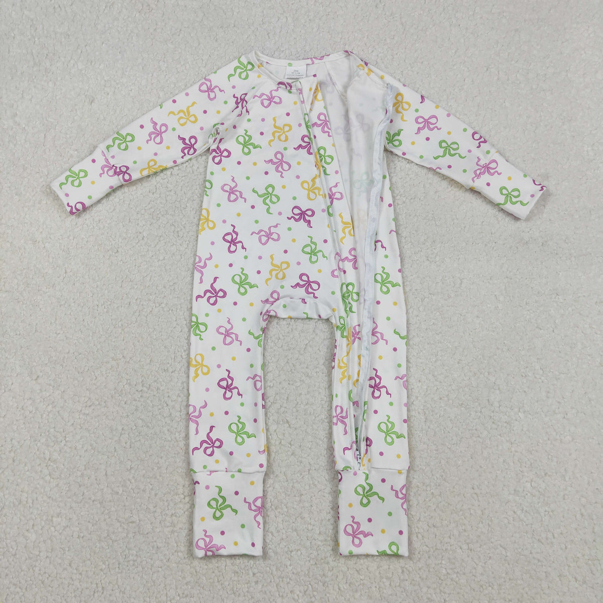 Sibling Baby Kids Mardigras Bows Camo Donuts Two Way Zip Convertible Rompers