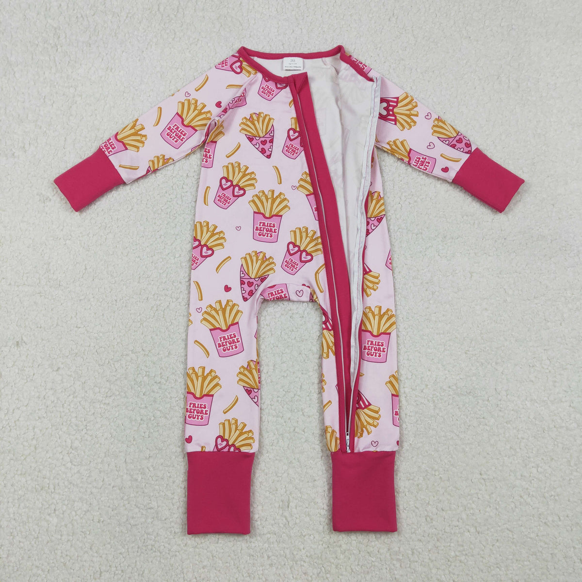 Sibling Baby Kids Colorful Hearts Bows XOXO Valentines Two Way Zip Convertible Rompers