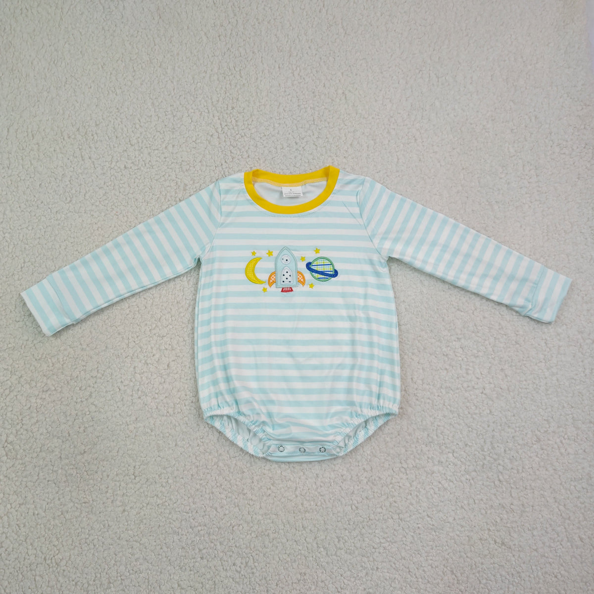 Sibling Baby Boys Girls Long Sleeves Embroidery Ducks Turkey Bows Fall Rompers