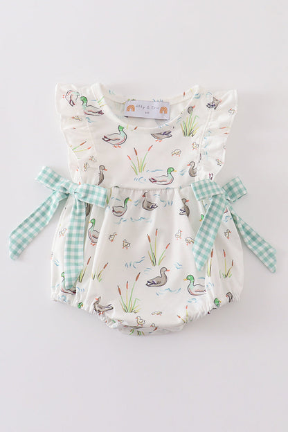 Sage Mallard Floral Bubble