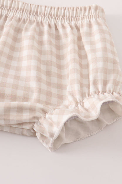 Beige Farm Bloomer Set