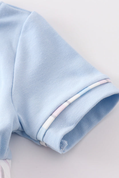 Crab french knot stripe boy bubble