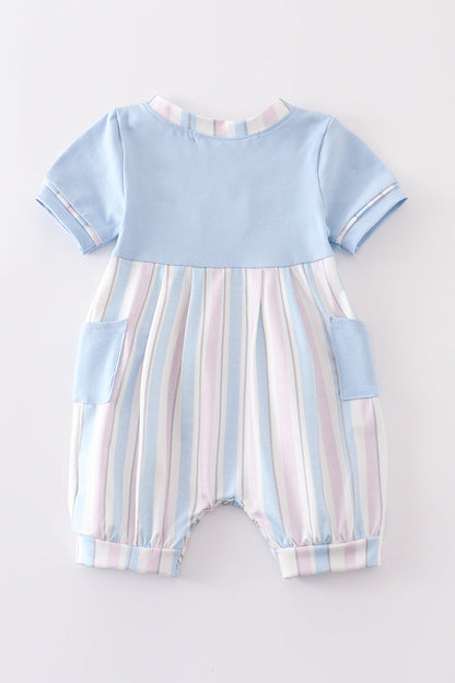 Crab french knot stripe boy bubble